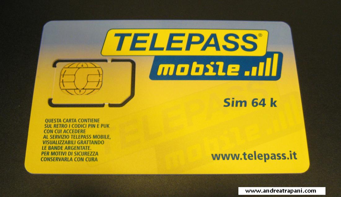 La sim Telepass Mobile